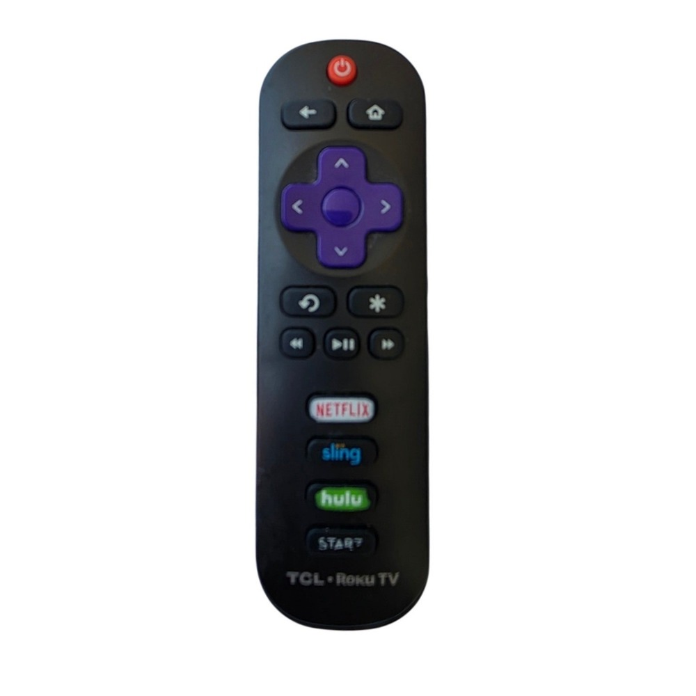 TCL Roku TV Remote Control with Netflix Sling Hulu Starz Shortcut Buttons K3